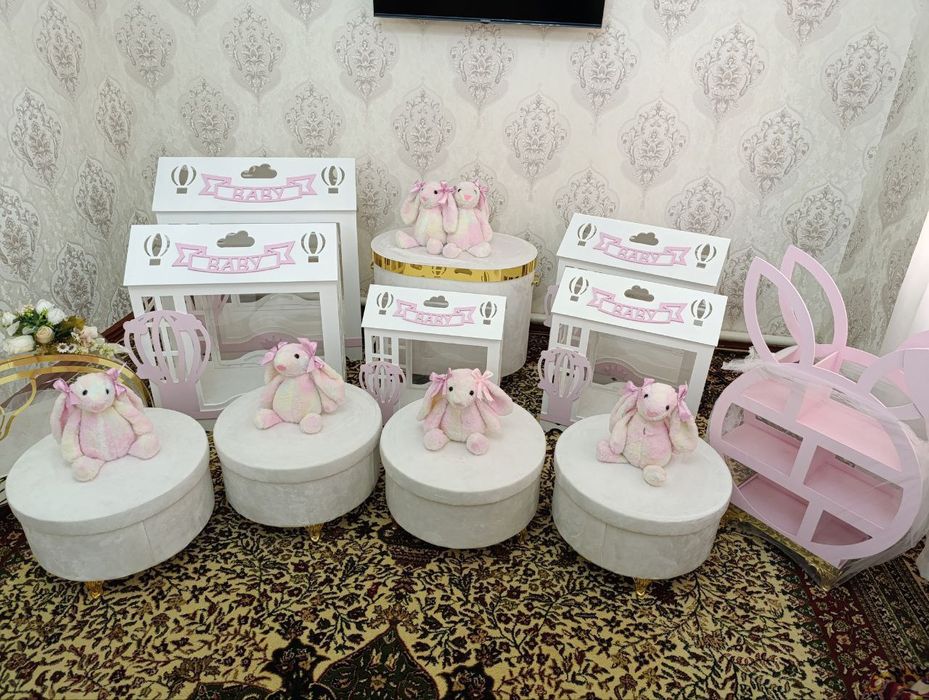 Sarpo qutilari fotixa beshik to'y uchun