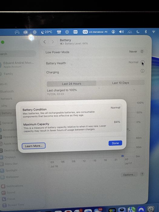 Macbook Air 2020 M1 A2337 13,3 inch 512GB SSD, 8 gb ram