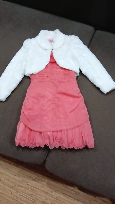 Детское нарядное платье и болеро  на девочку