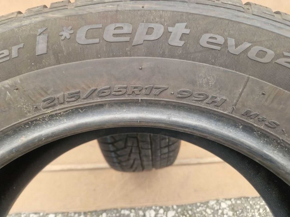2 Hankook R17 215/65
Зимни гуми 
DOT3221