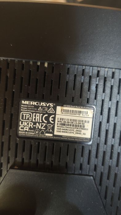 Tp link c64 mercusys gigabit ax1800