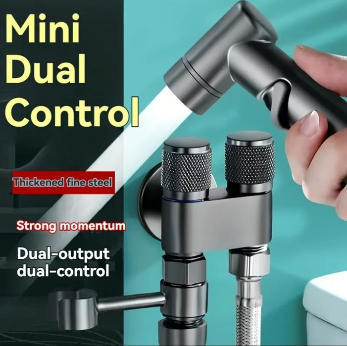 Duș pentru toaletă (bideu) argintiu