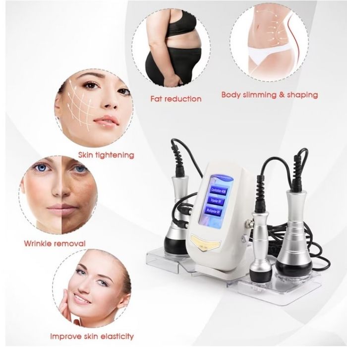 Aparat cosmetic 3 in 1, cavitatie 40KHz, Slabire Remodelare corporala