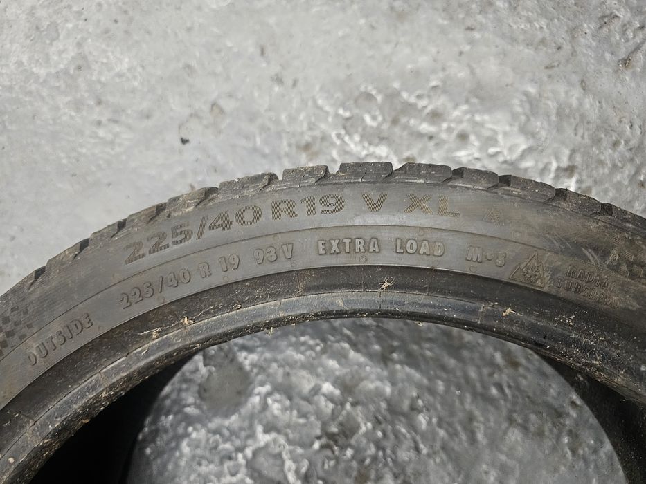 1x 225 40 19 m+s continental