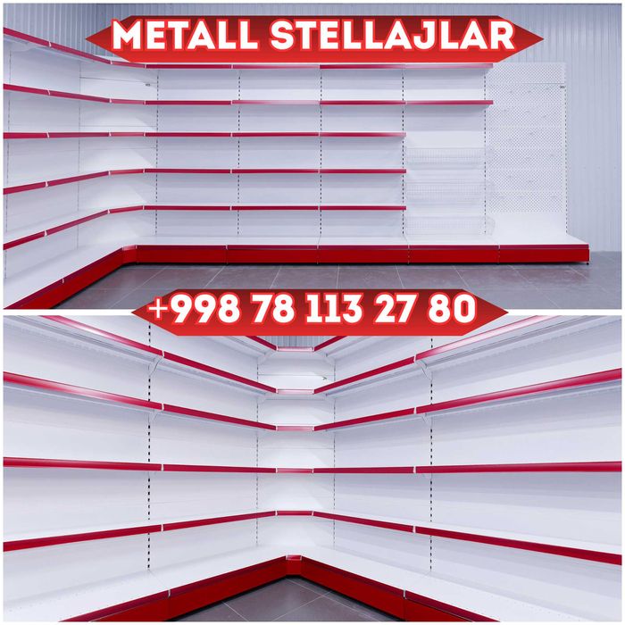 Стеллаж металлический сборный, konstruktiv metall stellajlar