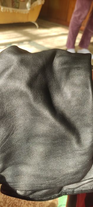 Кожаные демисезонные сапоги