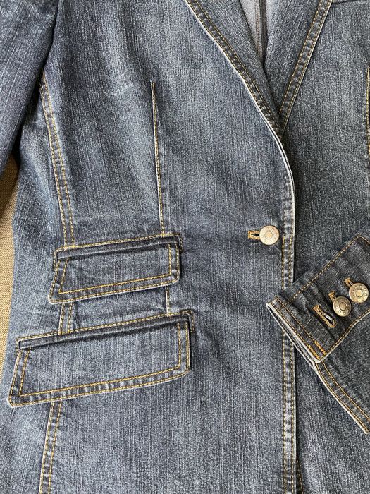 Продам синий джинсовый жакет