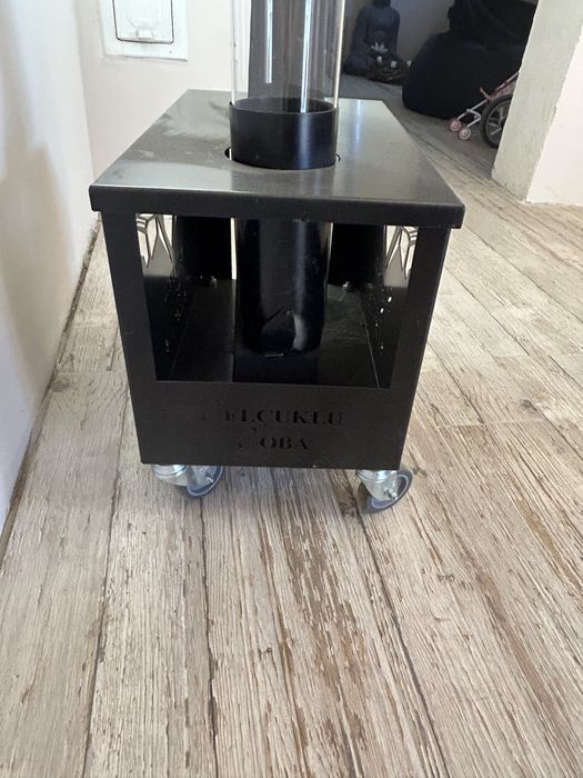 Градински газов отоплител на пелети