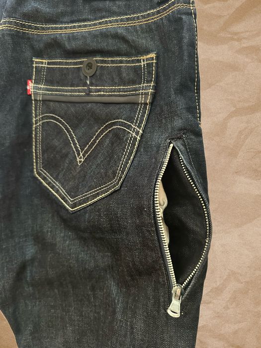 Тъмносини винтидж дънки Levi’s 514