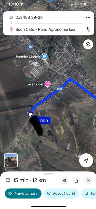 Teren intravilan / Rediu Horlesti / La strada principala