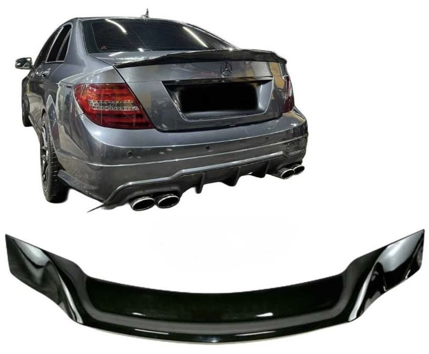 Спойлер PSM за Mercedes W204 C class (07-13), мерцедес ц класа, лип