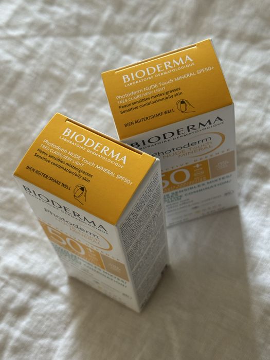 Bioderma SPF 50 crema fata protectie solara Photoderm fond ten