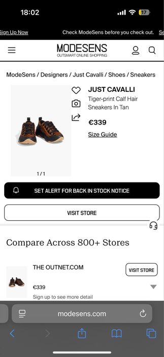 Adidasi Just Cavalli Tiger