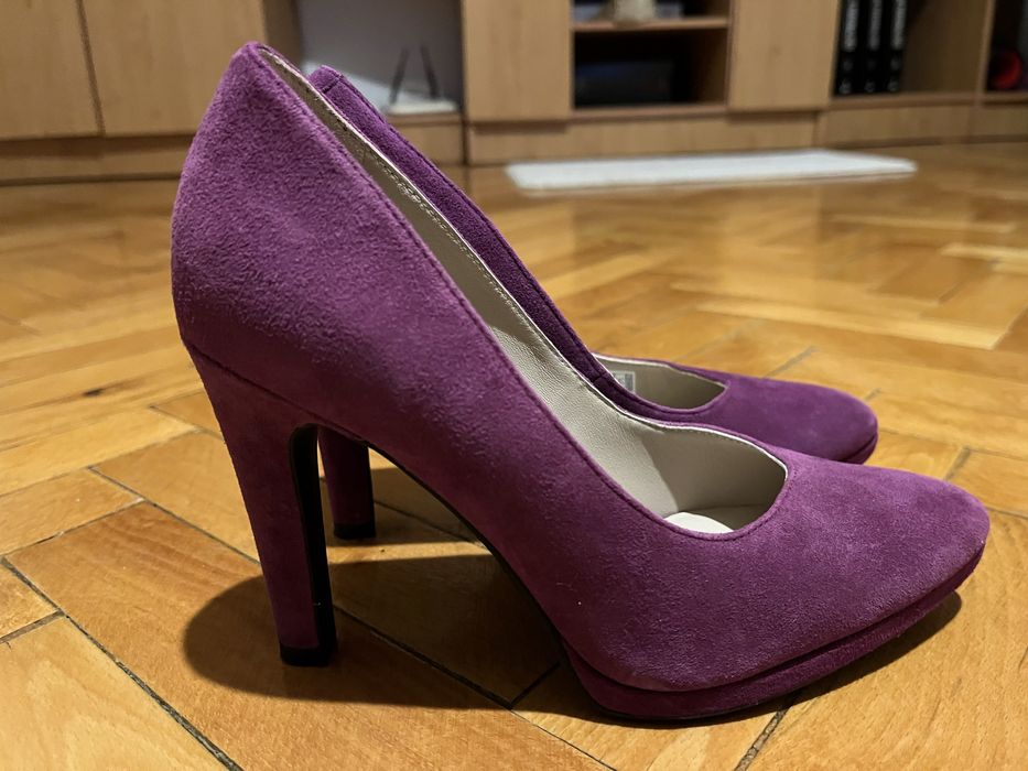 Ecco Pantofi dama piele intoarsa, marime 37
