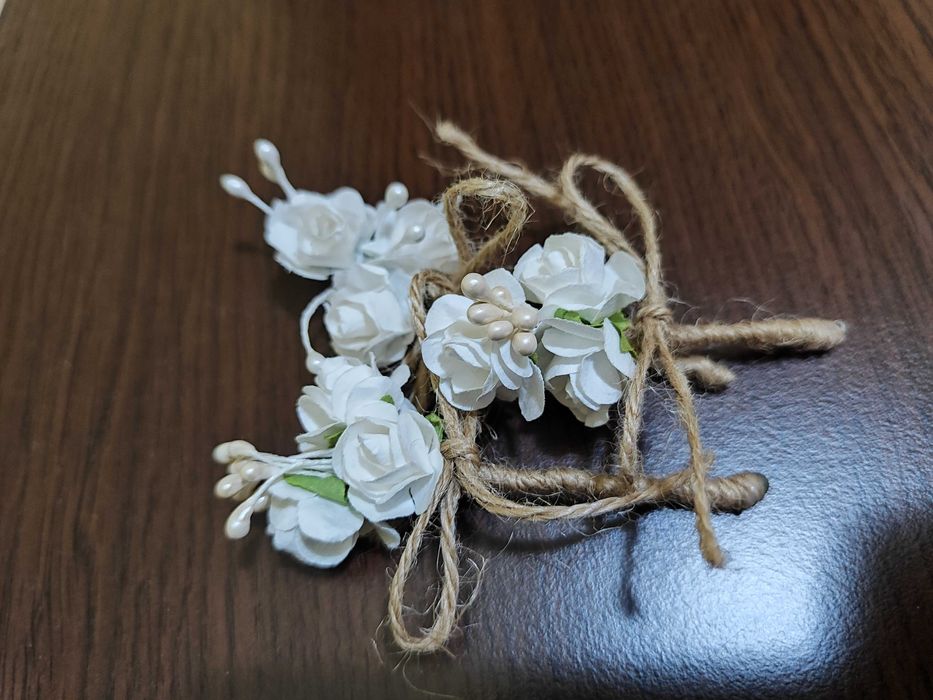 Сватбена кутия за подаръци, кутия „За нашата кауза“, бутониери