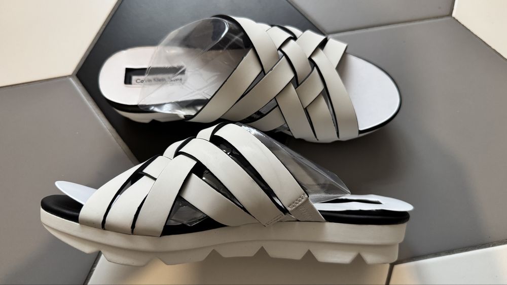 Papuci / șlapi Calvin Klein Jeans damă 38