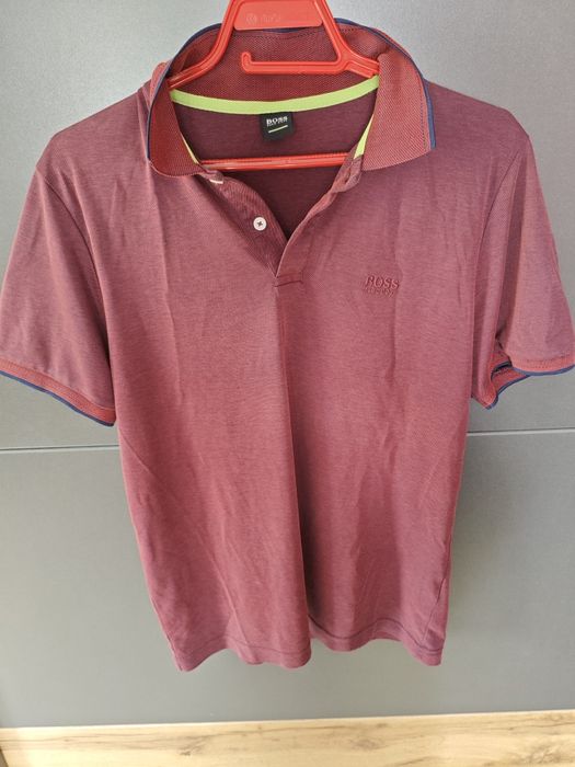 Hugo Boss тениска с якичка  / Размер M / Оригинал