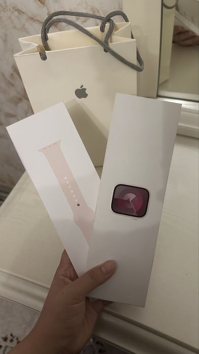Apple Watch pink,9 серия,41 мм