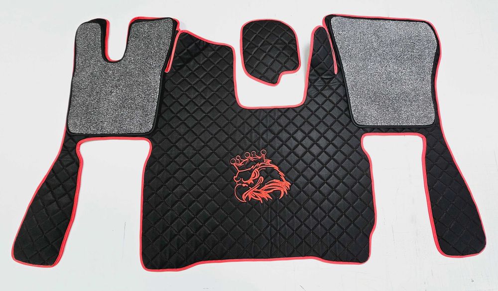 Кожени стелки за камиони с бродерия за SCANIA S екокожа