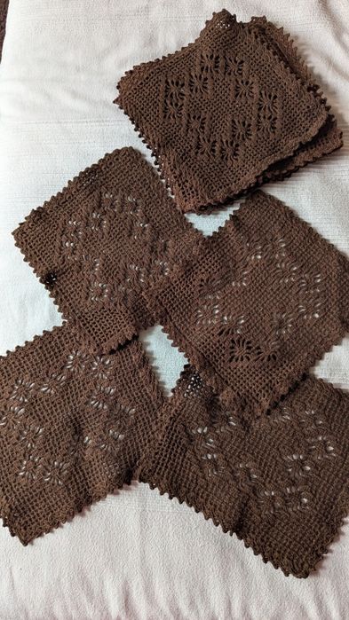 Каре на една кука/кафяво 10 бр.