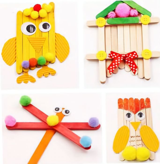Set creativ cu 350 de piese pentru copii Arts and Crafts