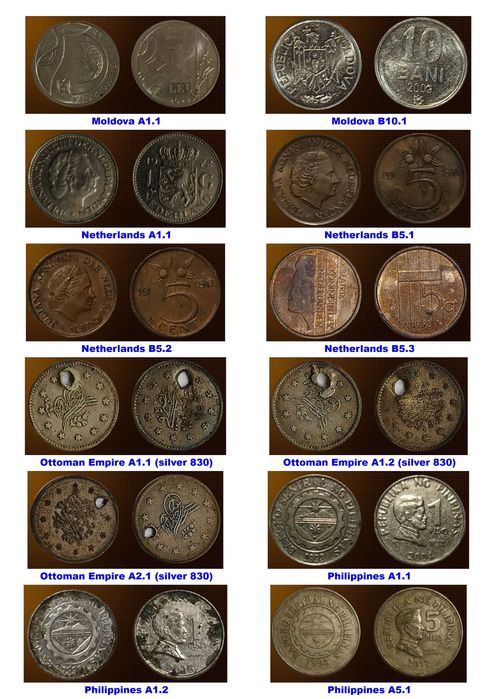 130 чуждестранни монети (вкл. сребърни) 1839 г - 2022 г от 29 държави