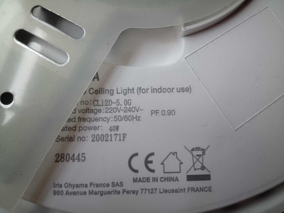 Plafoniera led Ohyama, telecomanda,dimabila, 5000lum,40w, alb neutral