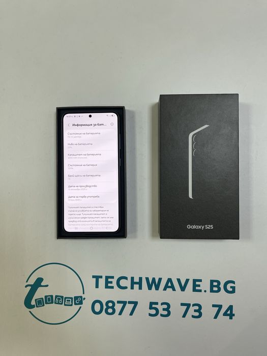 Samsung Galaxy S25 128GB Blueblack 100%