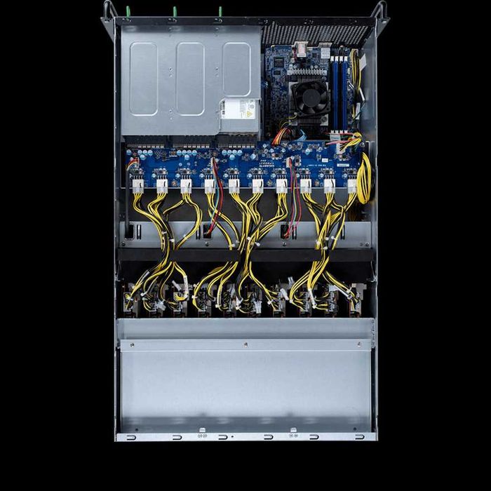 ALL-IN-ONE Професионален затворен риг Gigabyte /Octominer LIKE-3x1600W