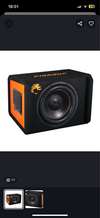 Продам Сабвуфер DL Piranha