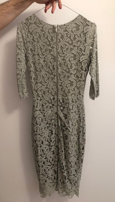 Vand rochie midi din dantela PNK Casual albastra marimea 34