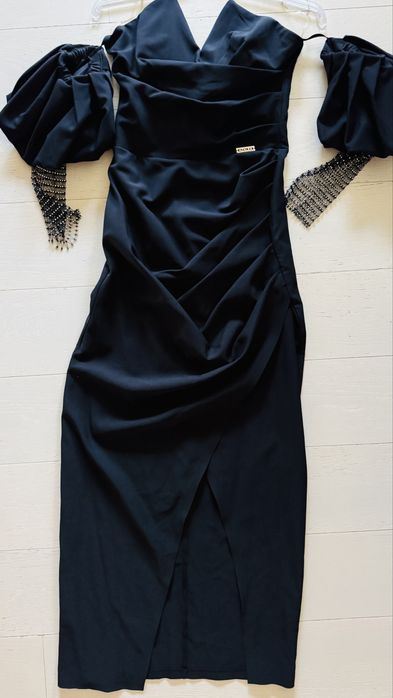 Rochie elegantă neagră – nouă, cu etichetă