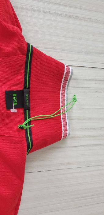 Hugo Boss Paddy Pique Cotton Regular Fit / S НОВО! ОРИГИНАЛНА Тениска!