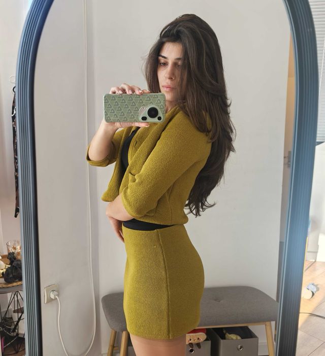 Зелен комплект на Zara