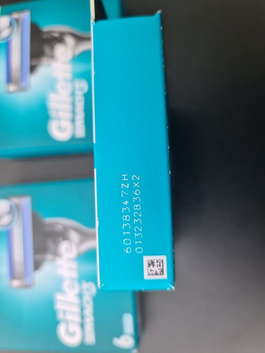 Rezerve de de Ras Gillette Mach 3, Set de 6 bucăți, Sigilat  Originale