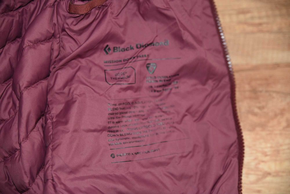 Black Diamond Primaloft, pertex, естествен пух оригинално дамско яке