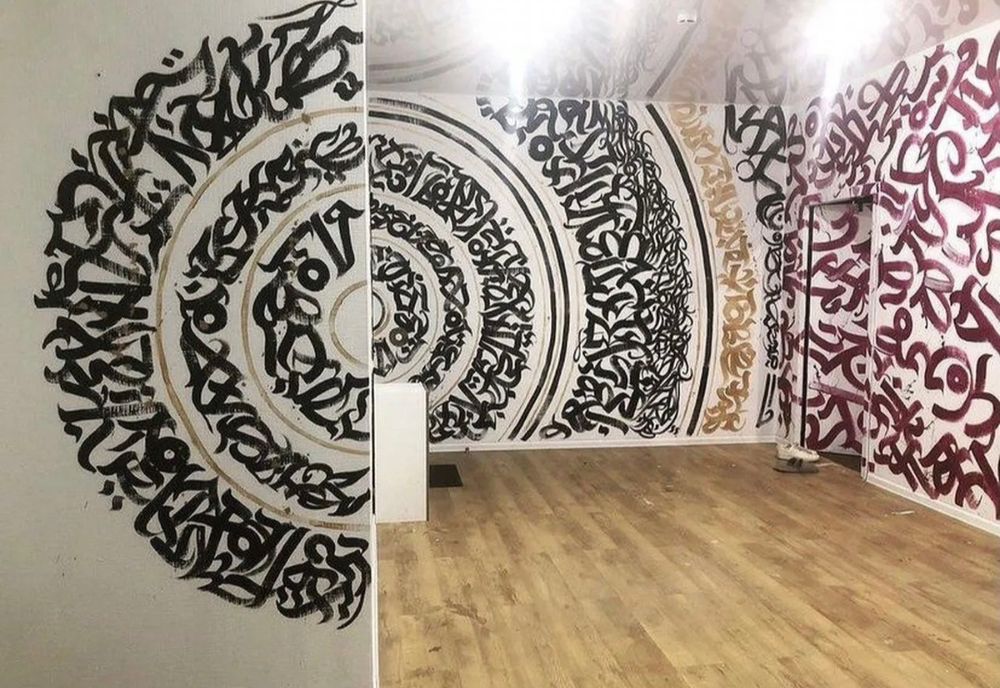 Роспись барельеф картины художники фактура декор стен и потолков rasm