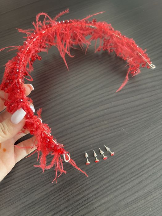 Диадема и 4 бр. обеци