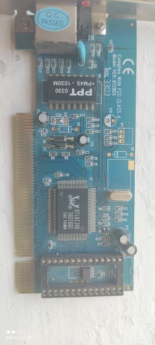 Сетевая карта PCI Realtek RTL8139D 10/100 Mbps