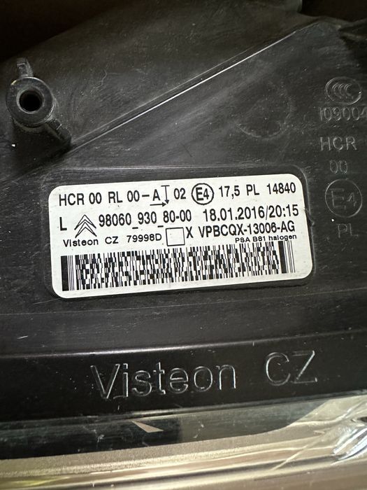 Citroen Ds5 ляв фар ОЕм