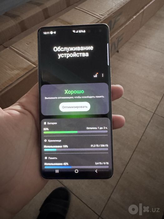 Samsung S10+5g xotira 8/256