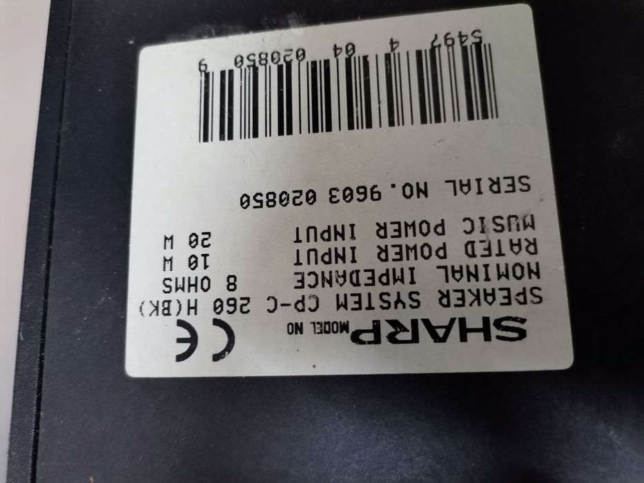 Sharp cd p c260 pt combina