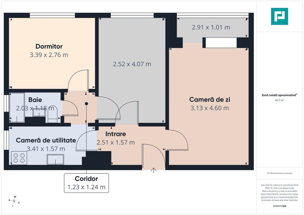 Apartament 3 Camere, Decomandat, Zona Vlaicu