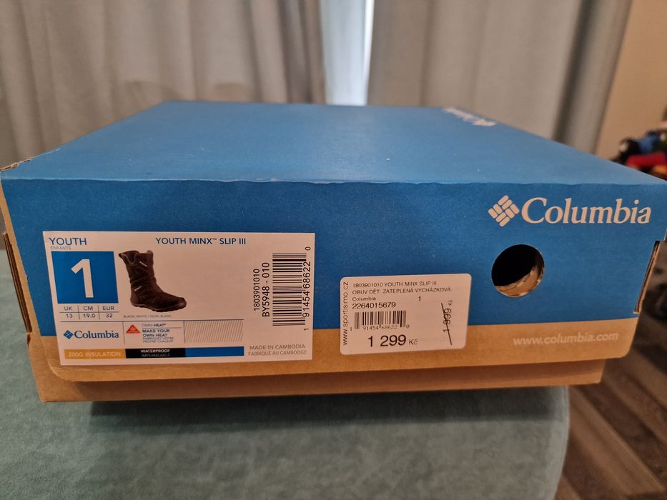 Ботуши /Апрески Columbia 32 номер