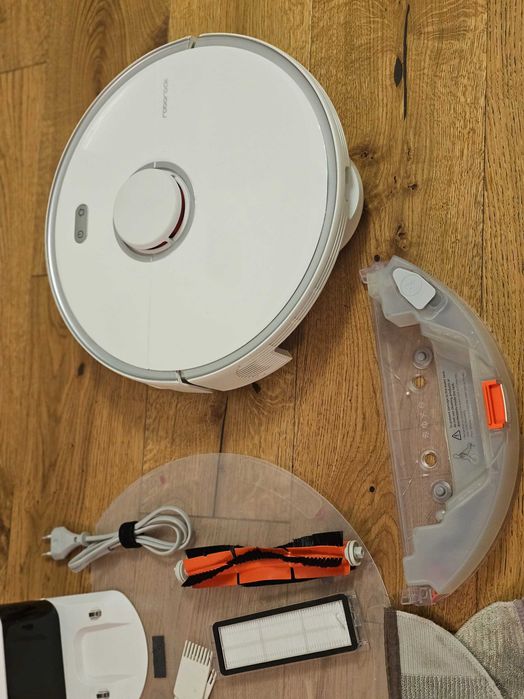Robot de aspirare Roborock S5 MAX, WiFi, Aspirator și mop, LiDAR, Alb