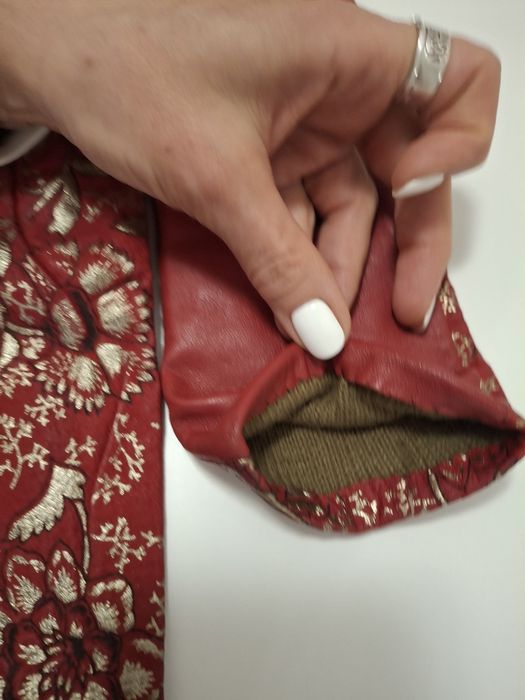 Перчатки кожанные