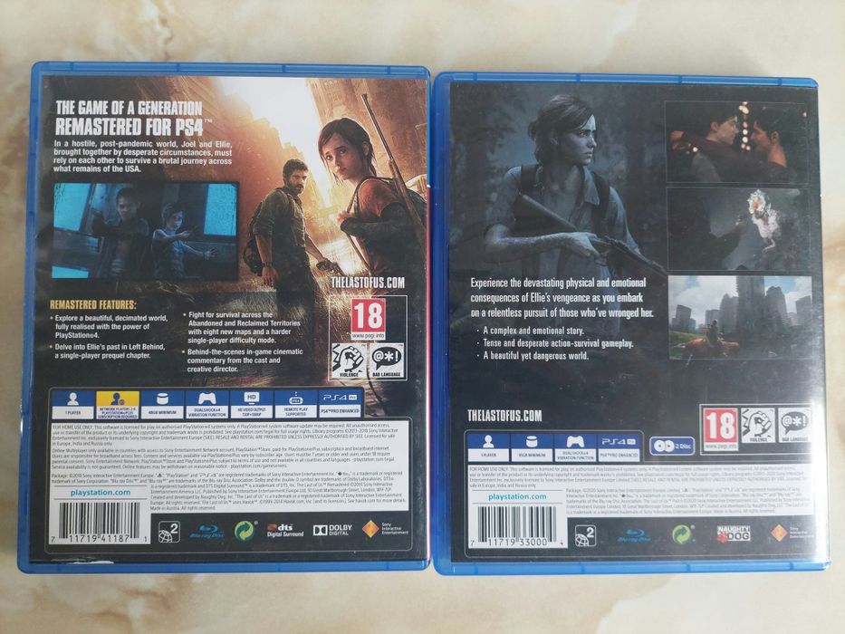 [PS4/PS5] Vând seria The Last of Us 1 și 2 pentru PlayStation 4 și 5 //poze reale