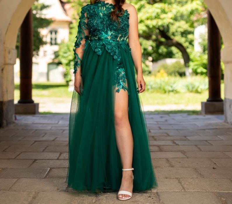Rochie verde smarald