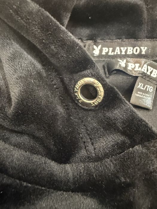 playboy кофта велюровая