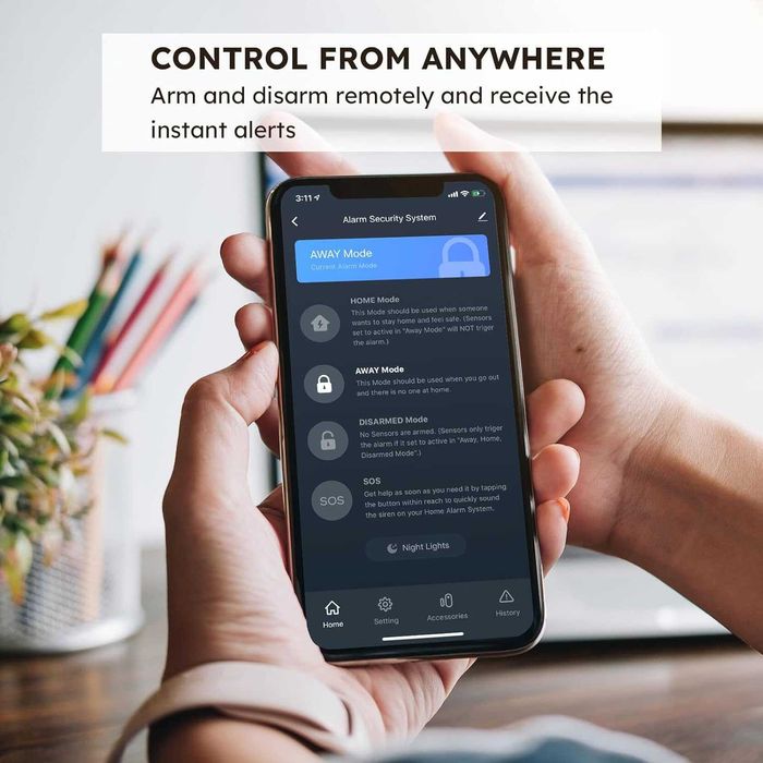 Автономна WiFi алармена система AGSHOME